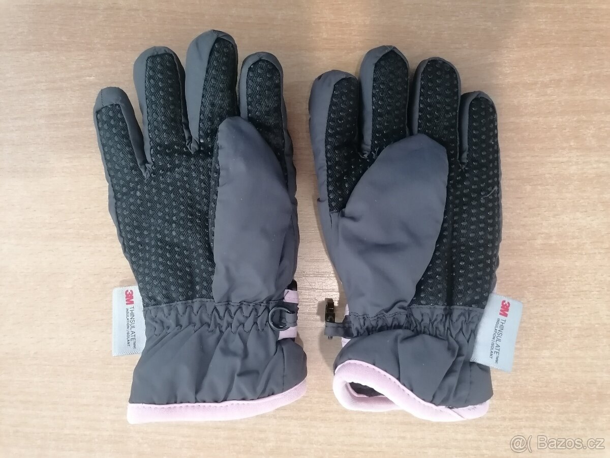 zimní dívčí rukavice Takko 116-128 5-8 let, 3M - 2