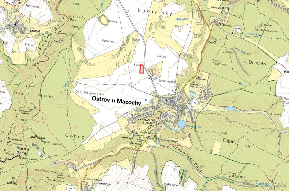 Zemědělská půda, prodej, Ostrov u Macochy, Blansko - 2