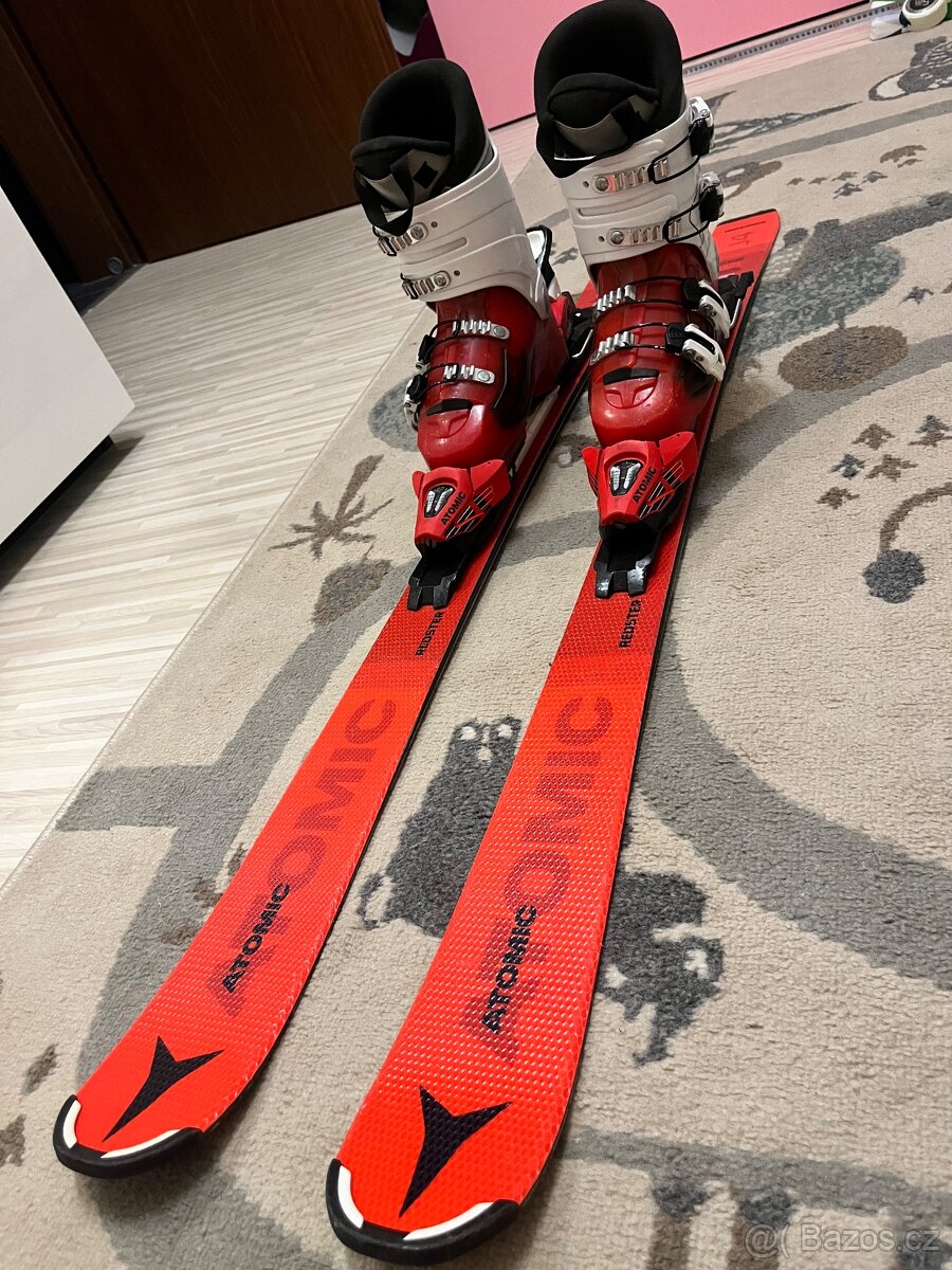 Set dětské lyže Atomic J4 + lyžáky Atomic Hawx - 2