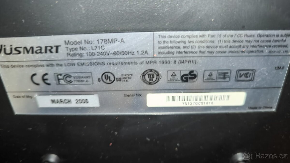 Monitor yusmart 17" - 2