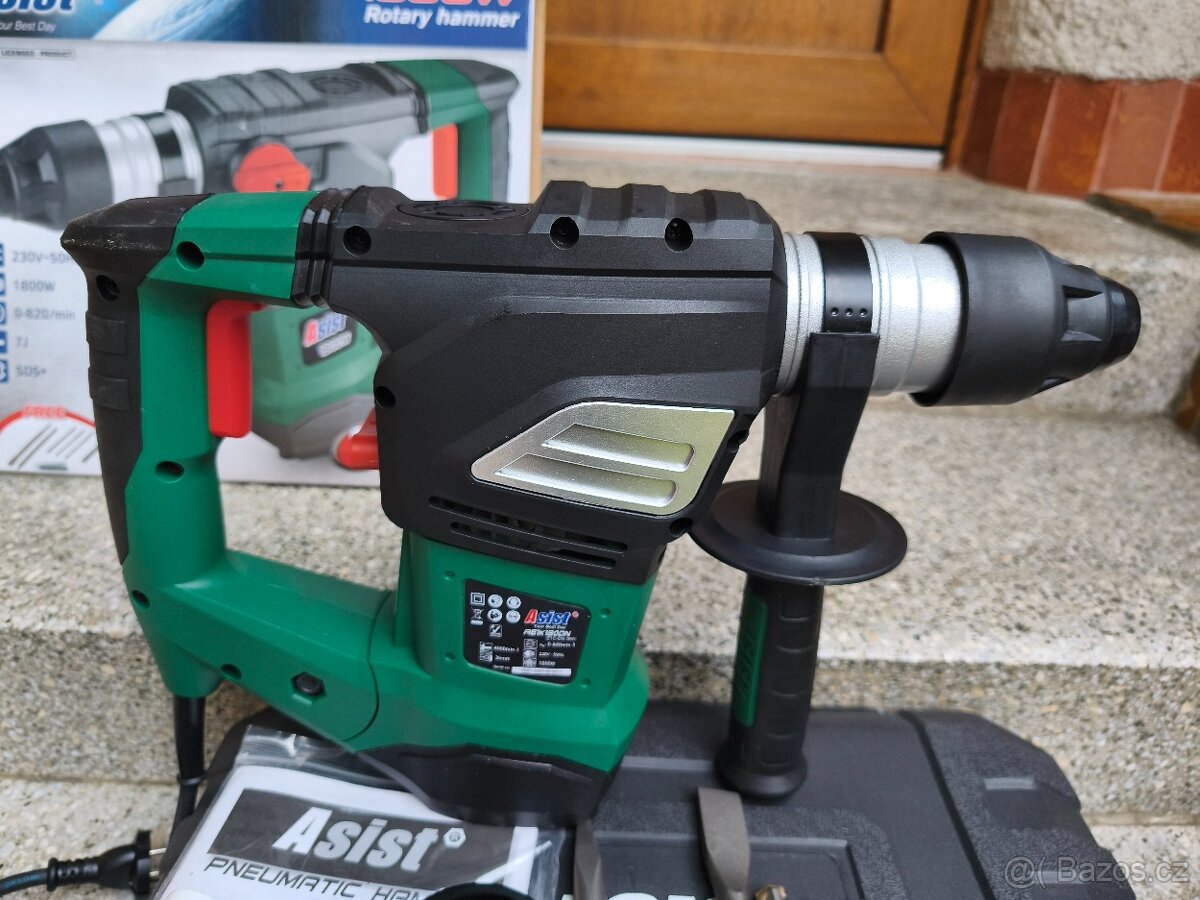 Prodám NEPOUŽITÉ vrtací a bourací kladivo ASIST 1800 W -7 J. - 2