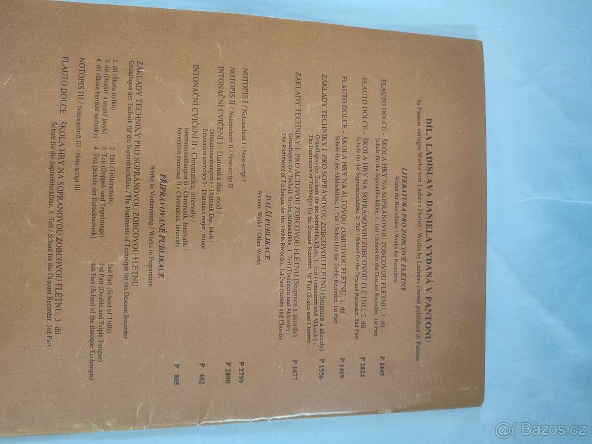 Škola hry na flétnu 2. Díl LADISLAV DANIEL - 2