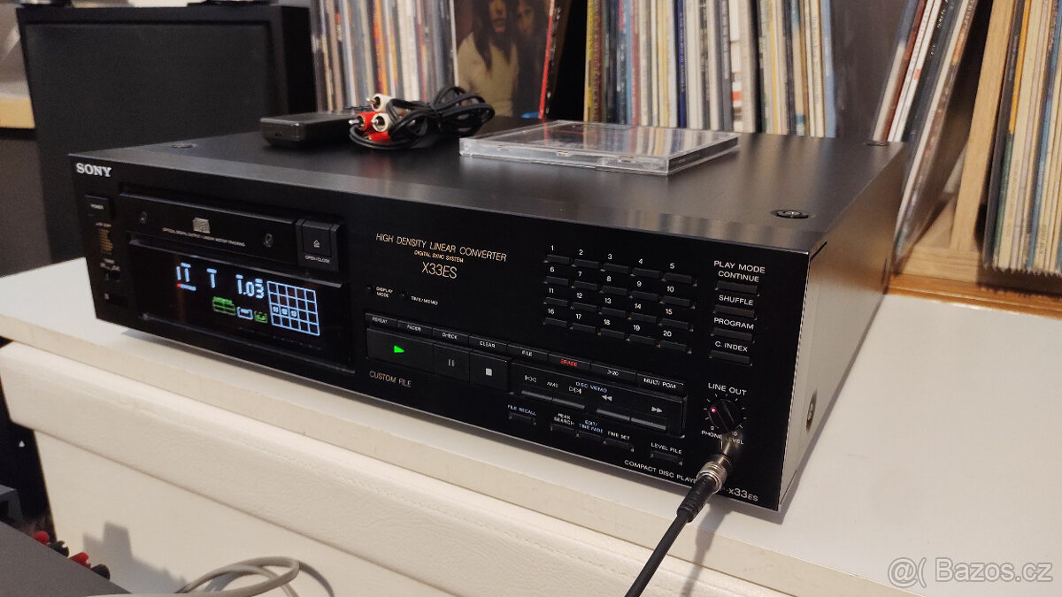 SONY CDP-X33ES Stereo CD Player + Příslušenství - 2