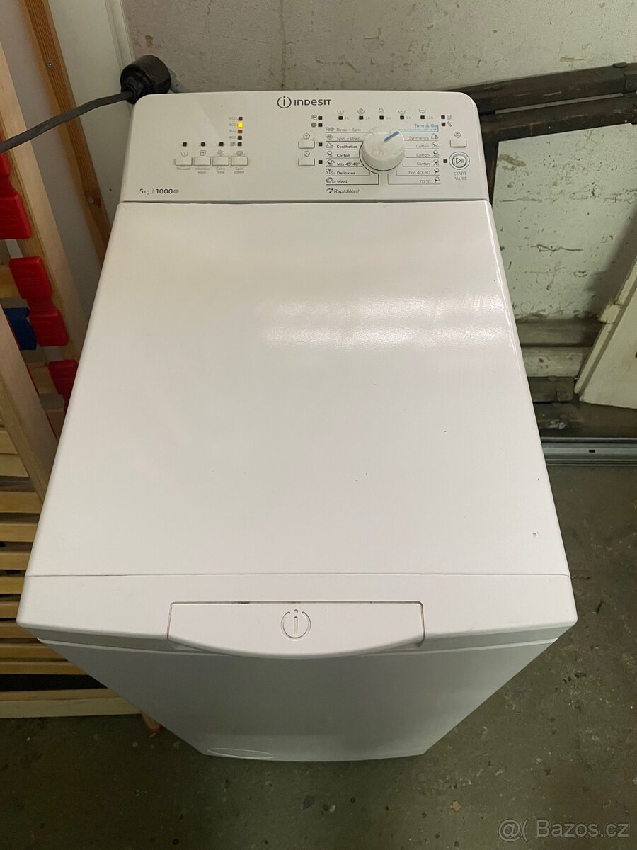Pračka Indesit, vrchní plnění - 2