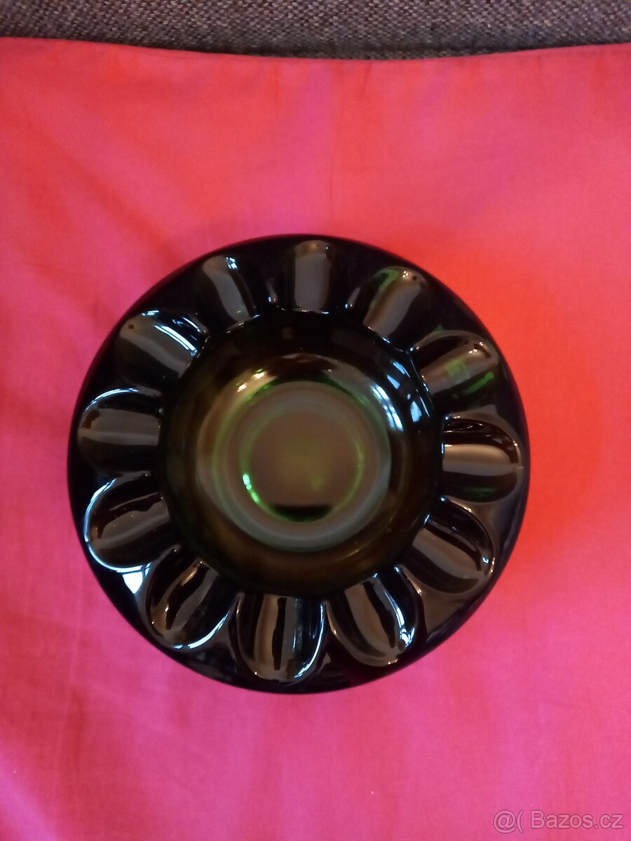 Popelník - hutní sklo - 2