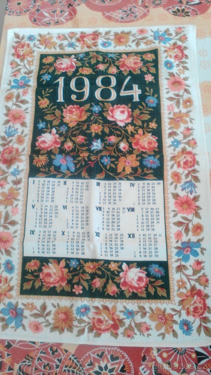 Vintage - malý ubrus, prostírání + dečky - 2