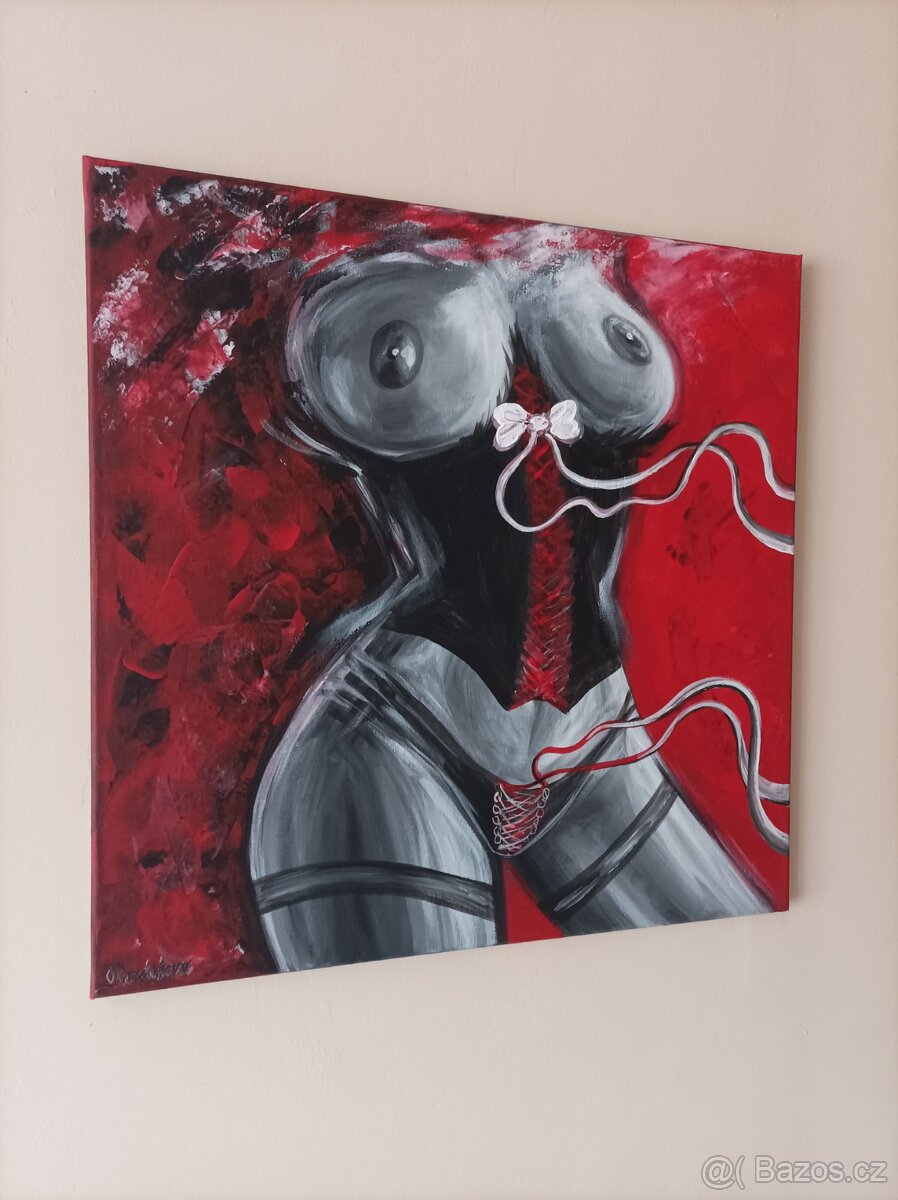 Obraz 50x50, AKT , DOPRAVA ZDARMA - 2