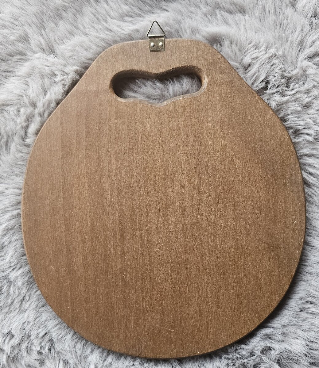 Ručně malované dřevěné prkénko / Dekorace - 2