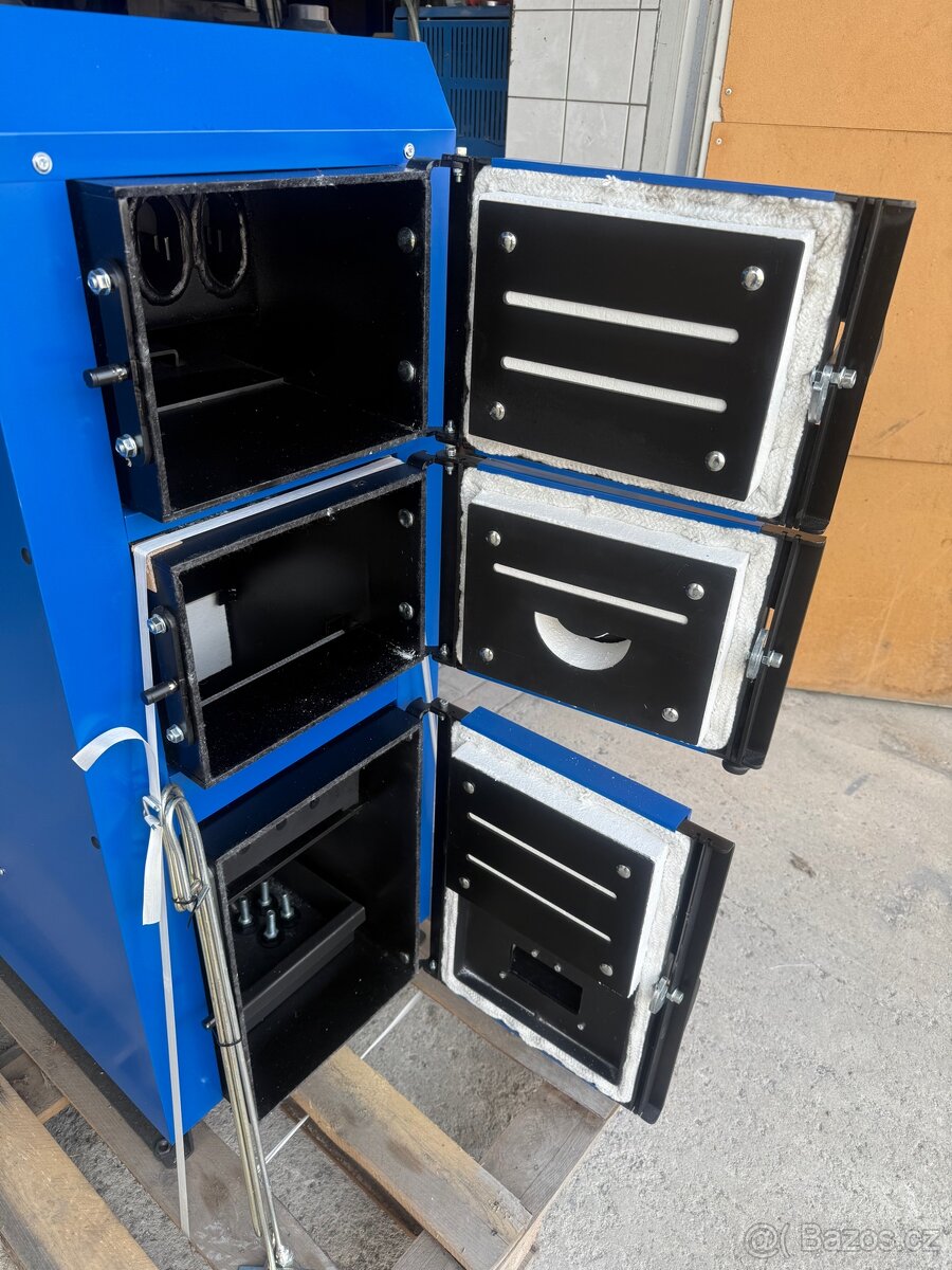 Kotel na dřevo a uhlí 10 kw + montáž - 2