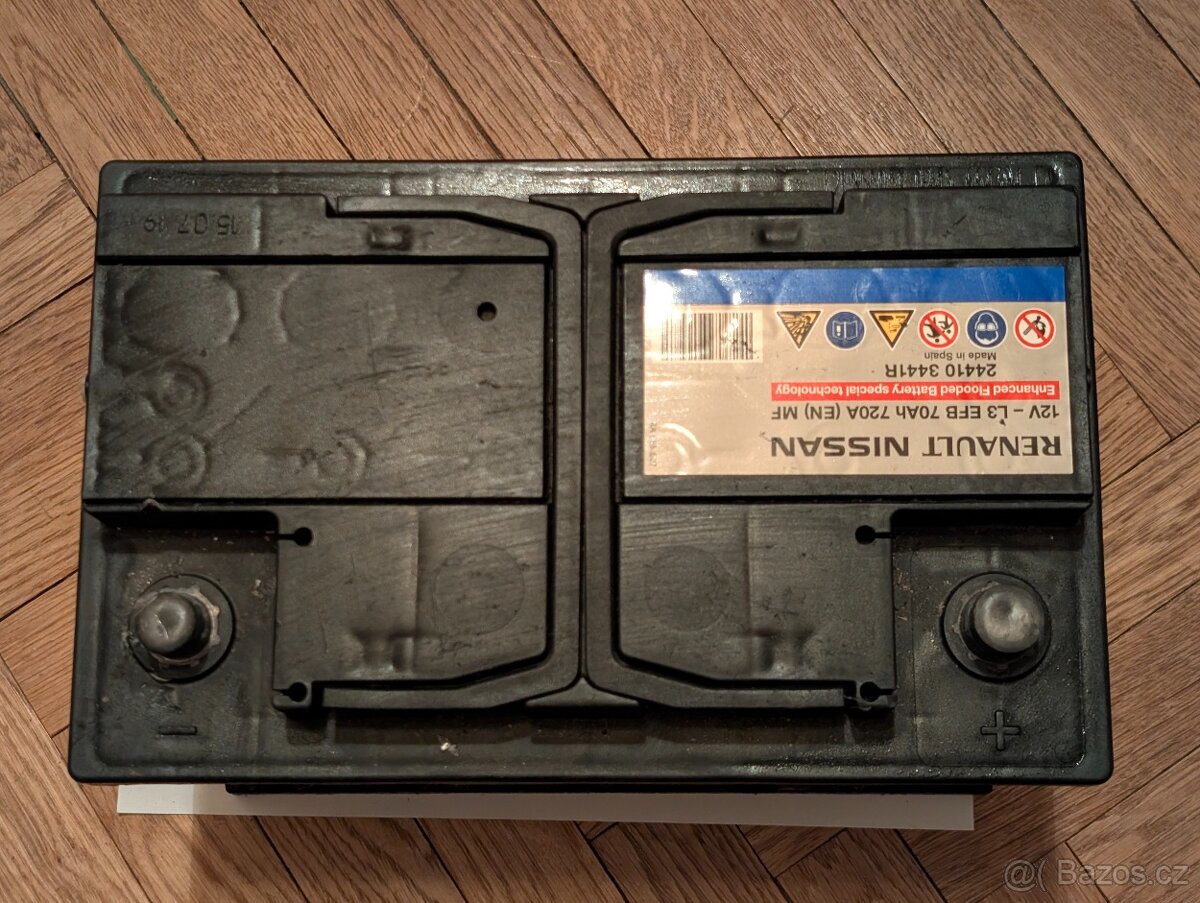 Autobaterie 12V 70AH Varta - dobrý stav - 2