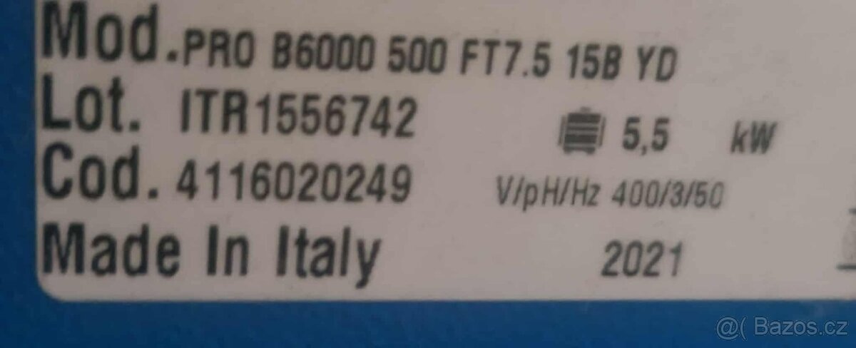 Kompresor ABAC - Dvoustupňový Professional B6000-500 FT - 2