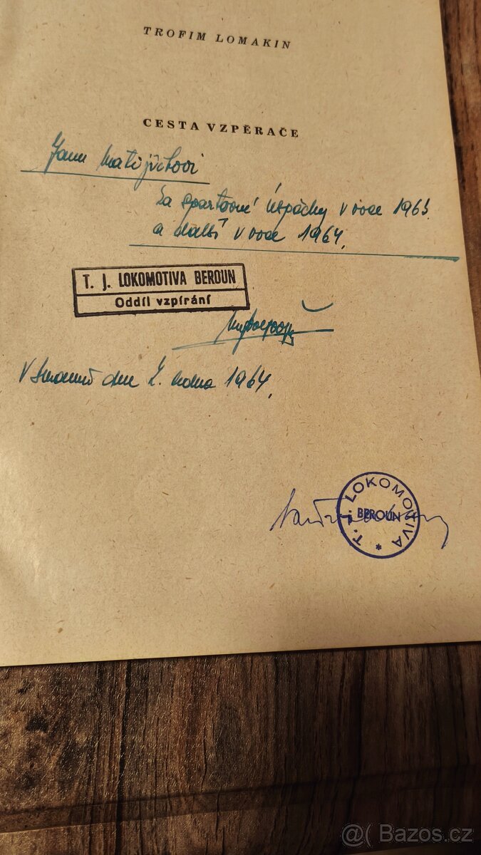 Cesta vzpěrače. - 2