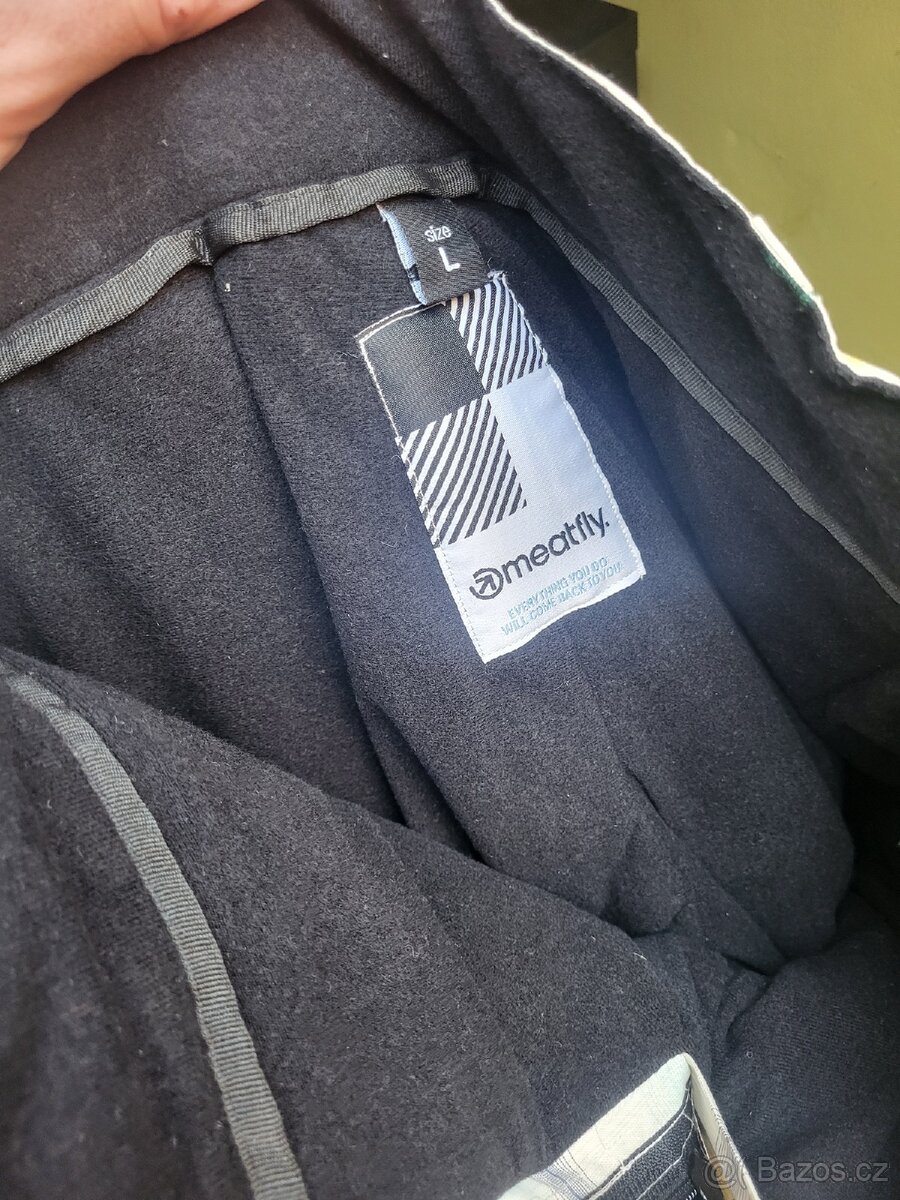 Dámské zateplene kalhoty Meatfly basic pants - 2