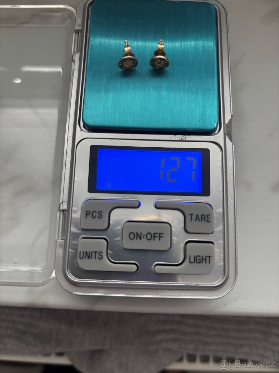 Zlaté náušnice 585 1,26g - 2