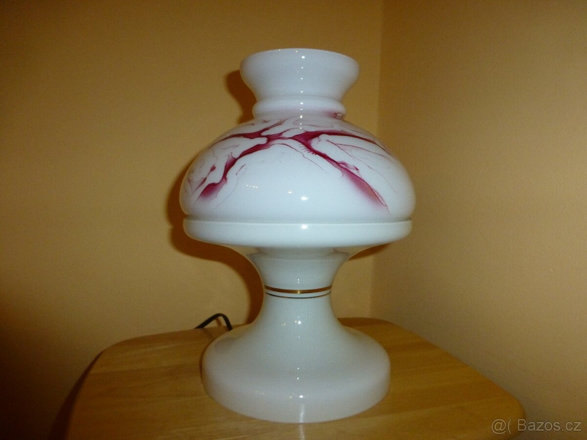 skleněná retro lampa SLEVA - 2