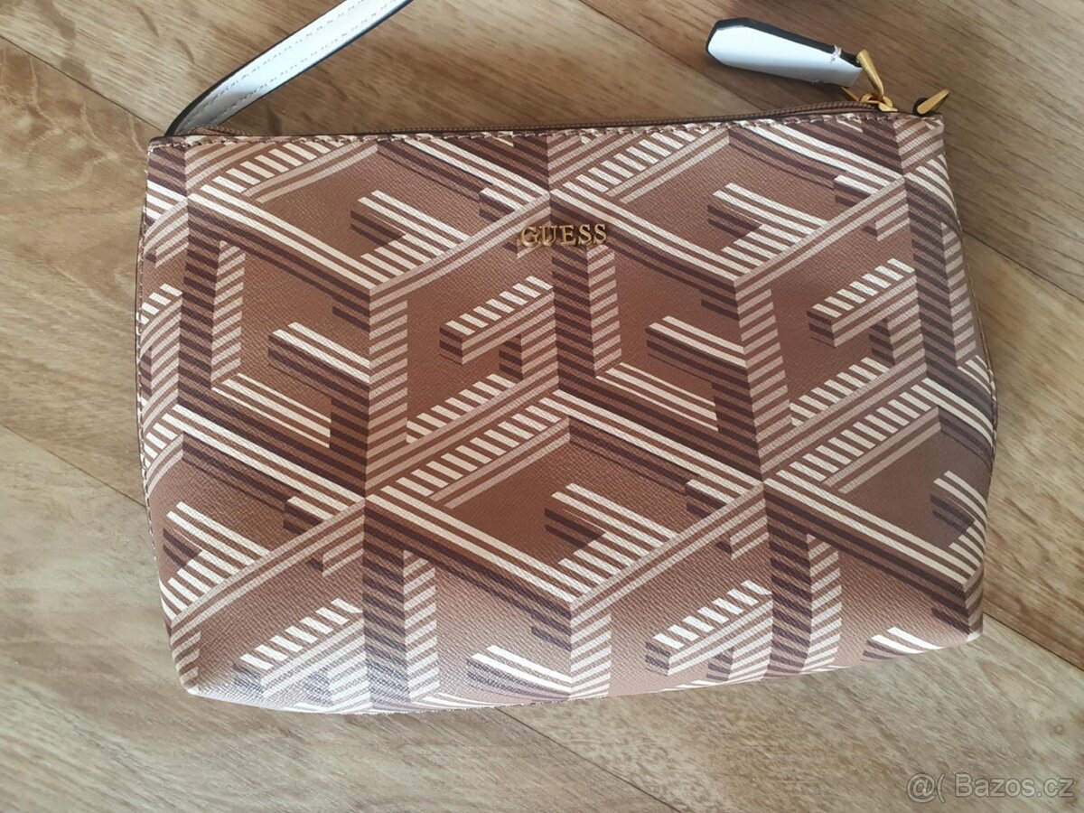 Kabelka GUESS VIKKY TOTE - hnědá - 2