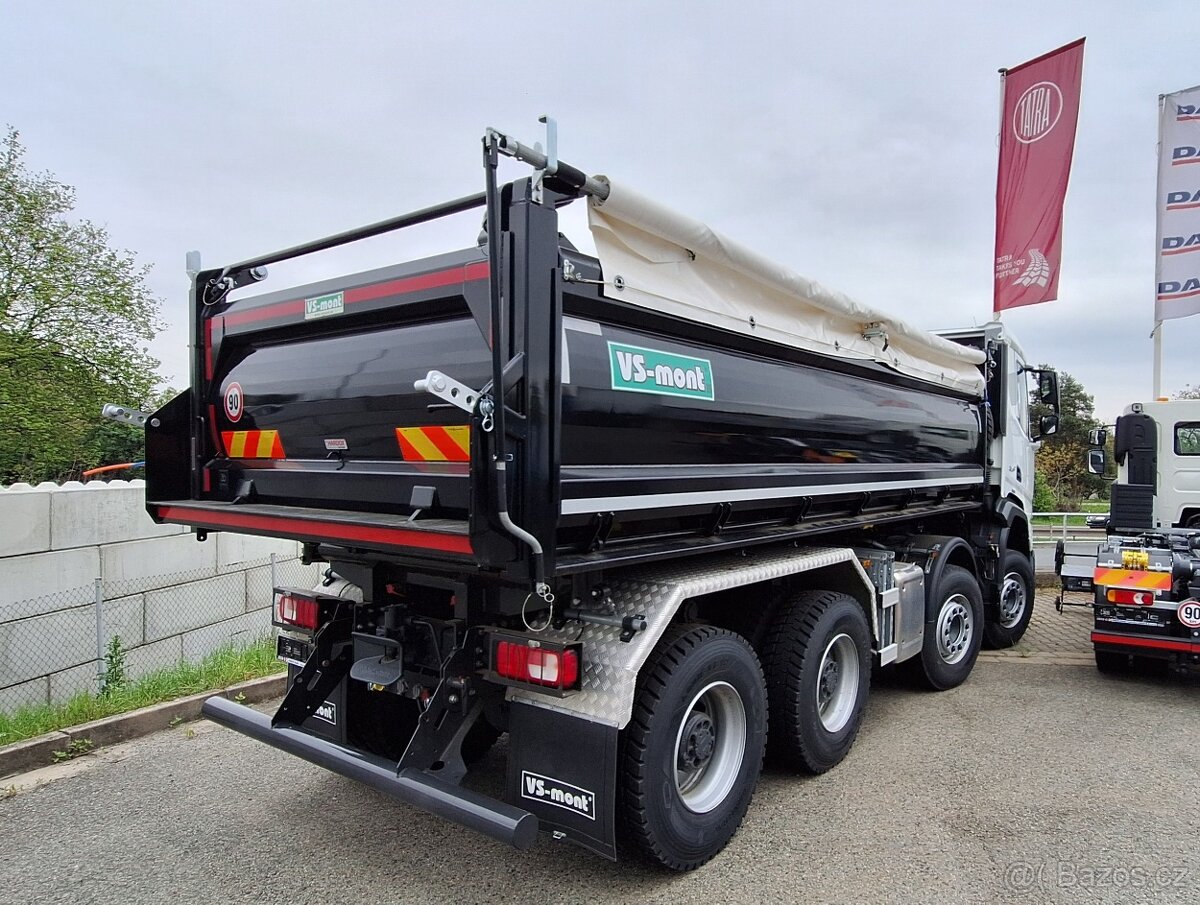 DAF XFC 480 FAD 8×4 TŘÍSTRANNÝ SKLÁPĚČ – PŘEDVÁDĚCÍ VOZIDLO - 2