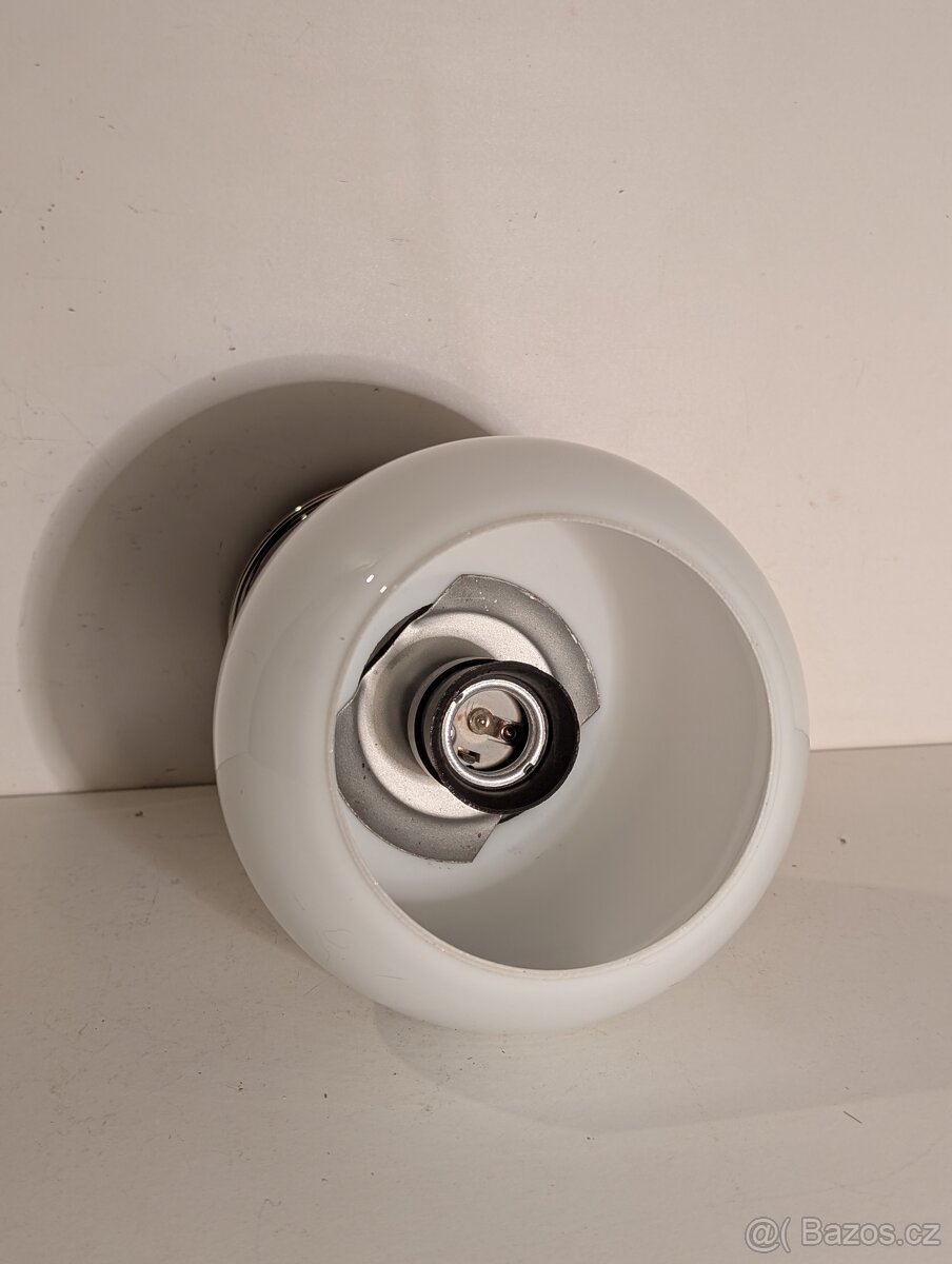 Art Deco lustr z niklované mosazi, stropnice, až 2 ks - 2