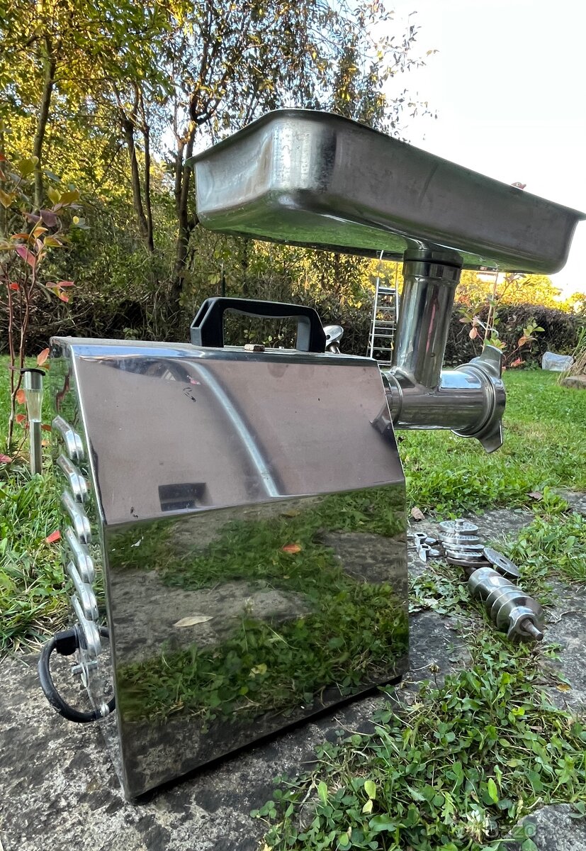 Profesionální mlýnek na maso HL-G22S, 1,5 HP, 230 V – nerez - 2