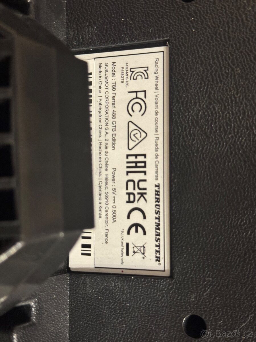 Prodáme volant Thrustmaster T80 Ferrari 488 GTB Edition - 2