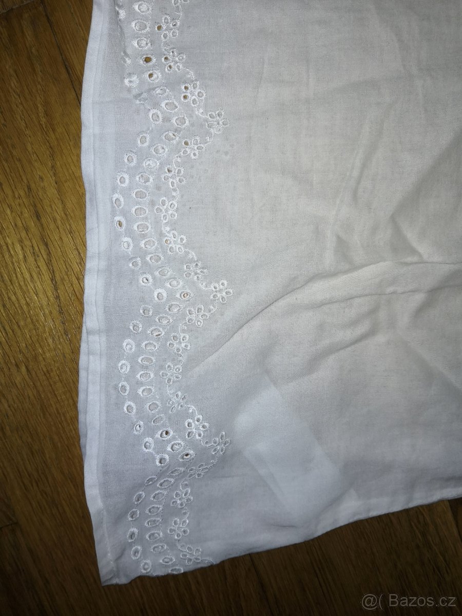 Bílá dívčí halenka Mila Blue 108 cm - 2