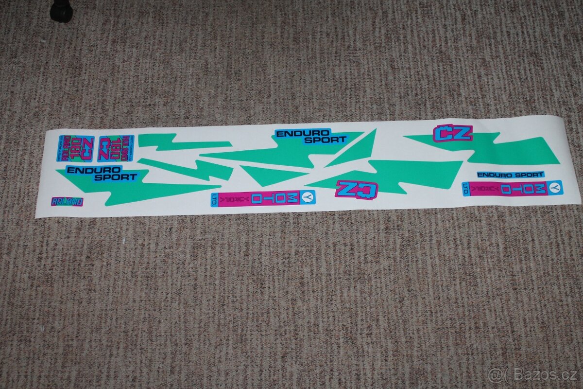 Samolepky pro ČZ 180 Roland 1 - 2