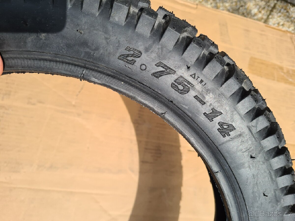 Original pneu guma na KS-S22 2.75 - R14 - nova, nejeta. - 2