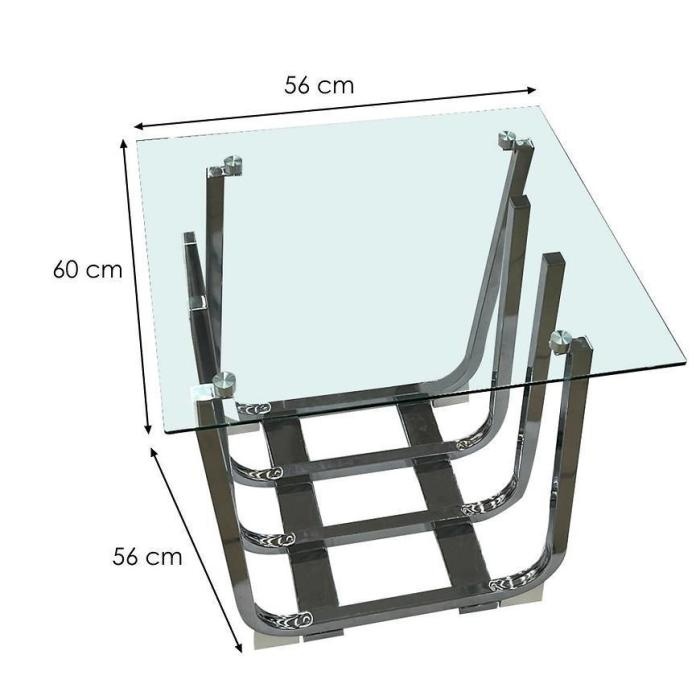 Konferenční stolek,transparentn - 2