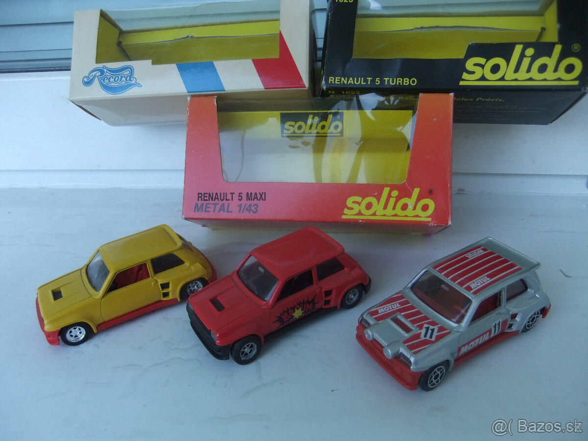 PREDAM RENAULT R5 v 1:43 od SOLIDO aj PILEN - 2