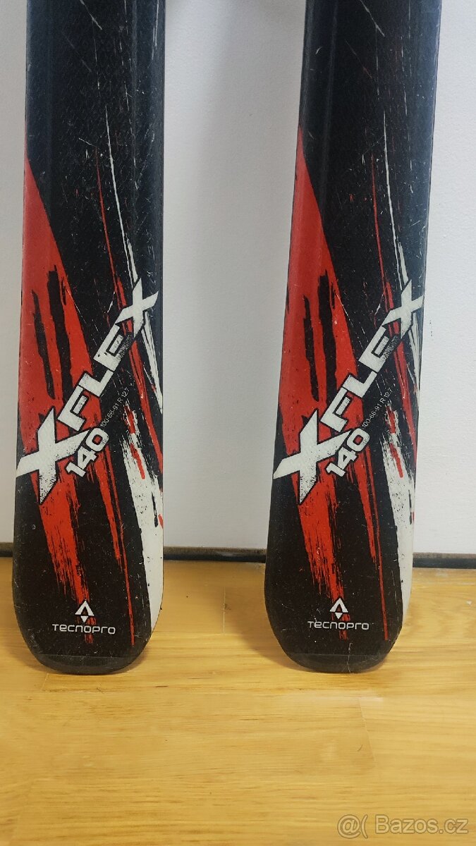 Dětské lyže TecnoPro XT Team X-Flex 140 cm + vázání - 2