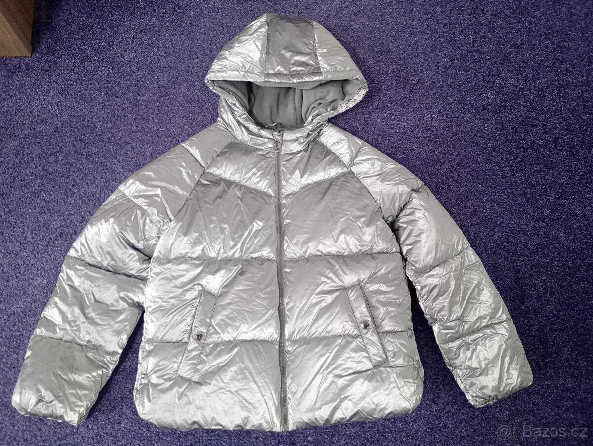 Nová metalická dívčí bunda MS, vel. 11-12 let - 2