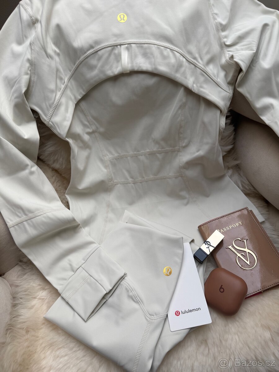Fitness souprava Lululemon Define gold zipper - 2