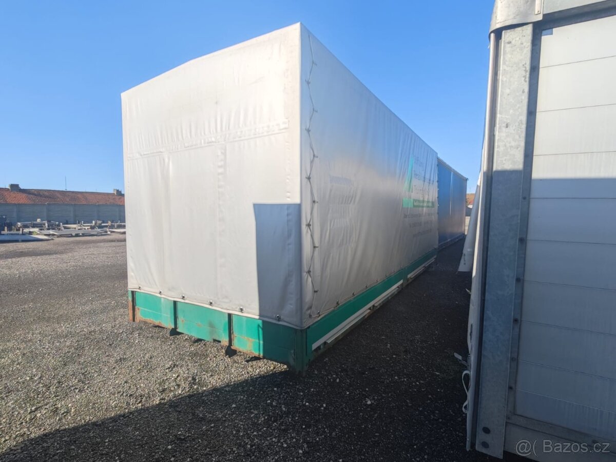 Valníková nástavba - 620 cm bočnice + plachta - 2