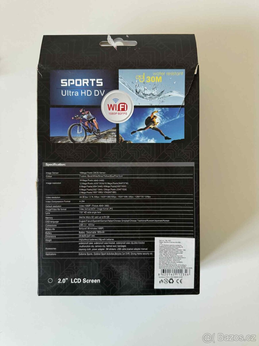 4K Akční kamera, Ultra HD DV - 2