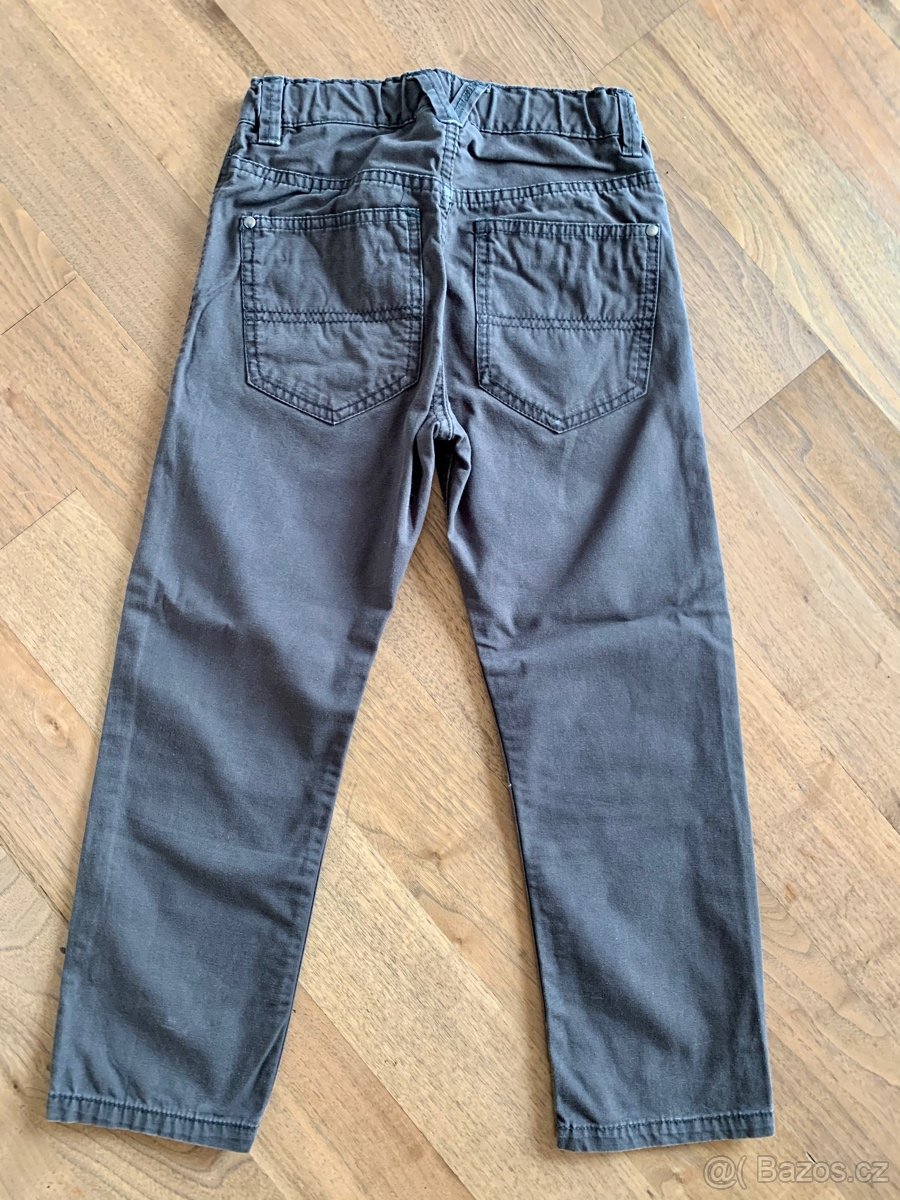 Šedé kalhoty HM vel. 116, 5-6 let - 2