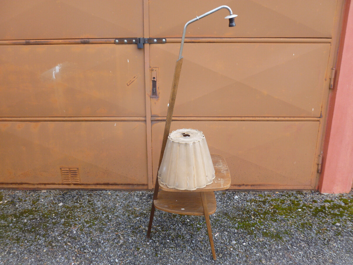 Stolek s lampou Halabala - 2