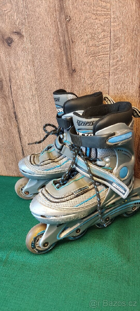 Prodám kolečkové brusle 33-36 - 2