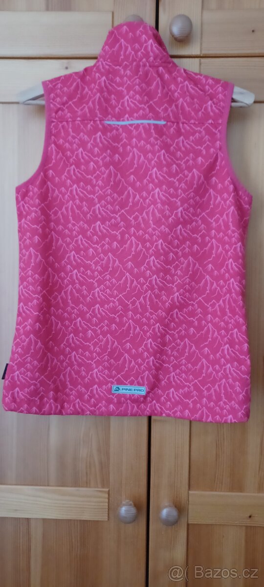 Dívčí softshellová vesta ALPINE PRO, vel. 164/170 - 2
