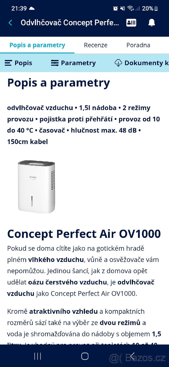 Concept OV1000 Perfect Air. - 2
