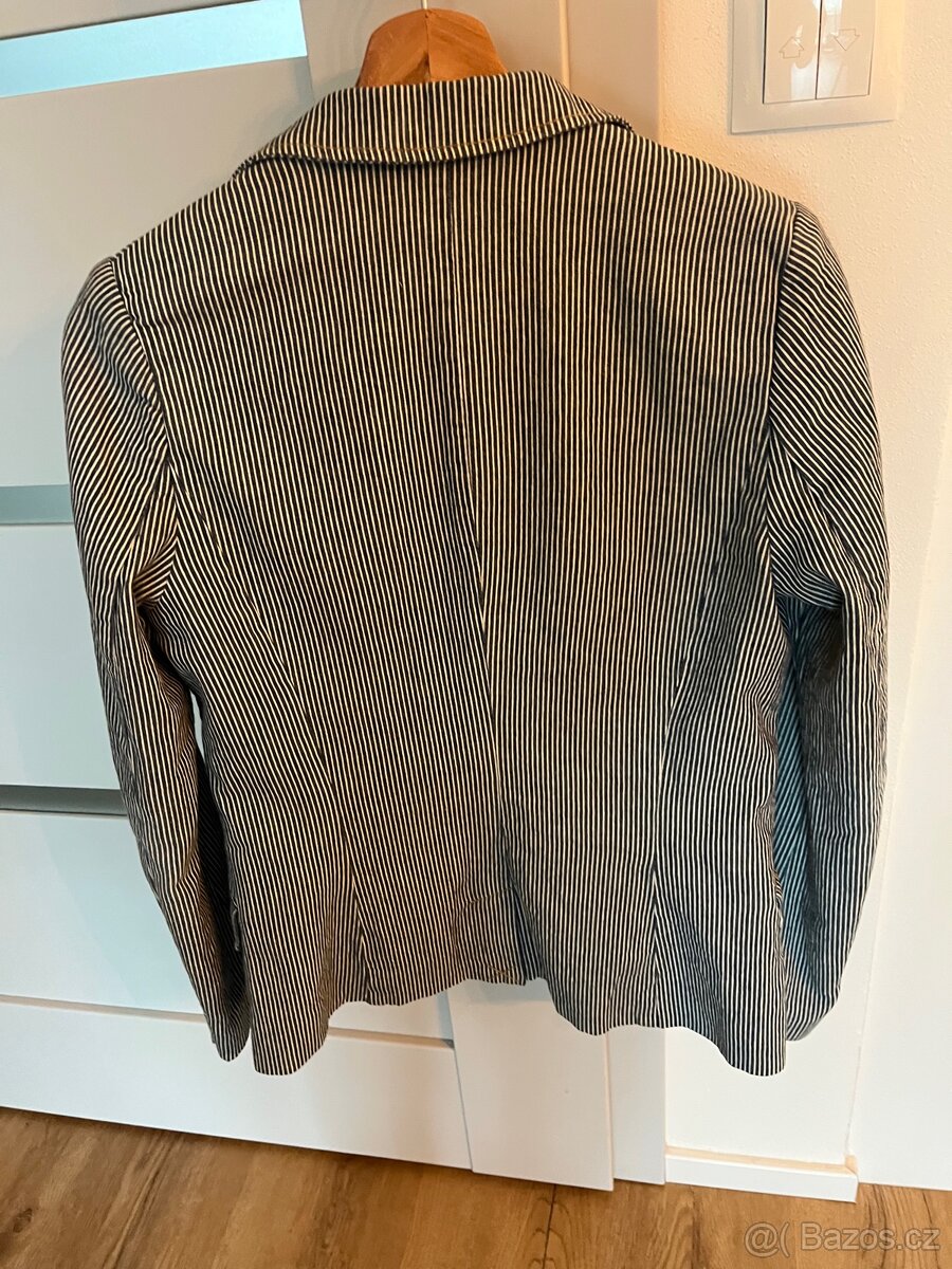Dámské krásné sako XS H&M Bavlněné - 2