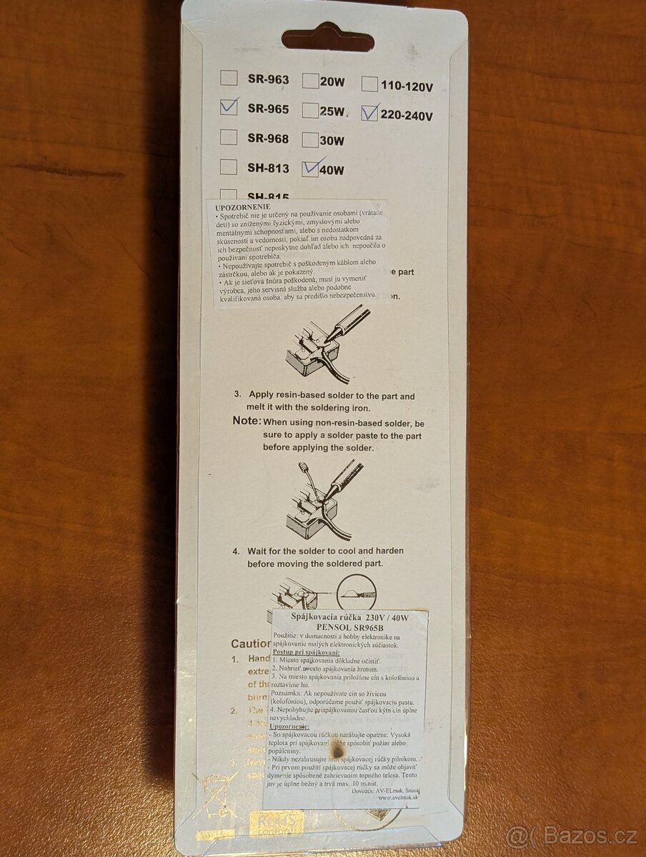 Spájkovačka 230V 40W - 2