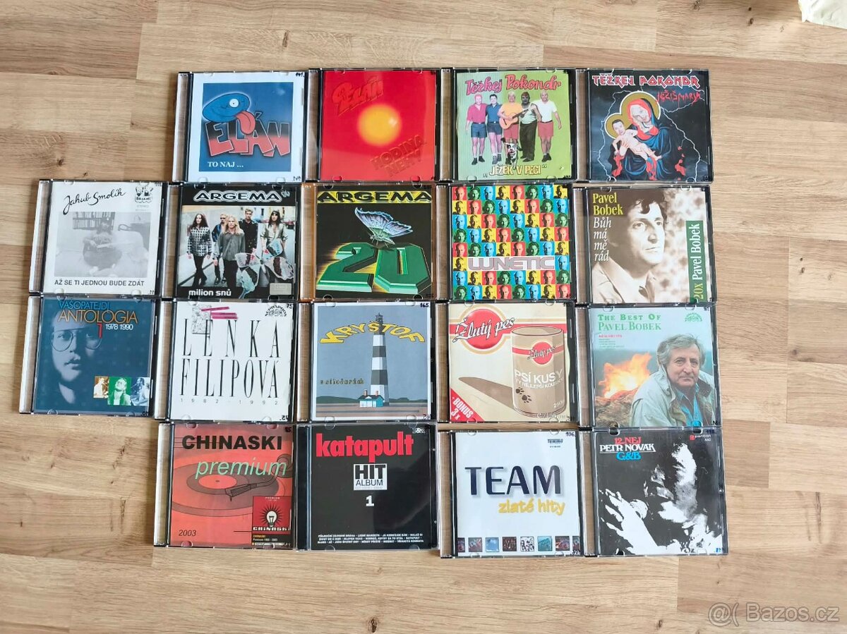 CD originál české, světové, mix - 2