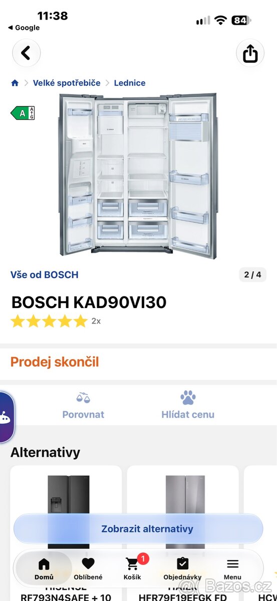Americká lednice BOSCH - 2