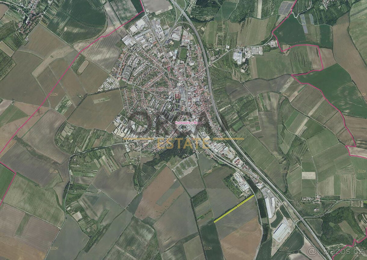0,1 ha pozemků v k.ú. Hustopeče u Brna - 2
