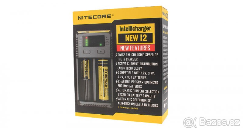 Nabíječka baterií/Nitecore NEW i2 Intellicharger 2Slot Batt - 2