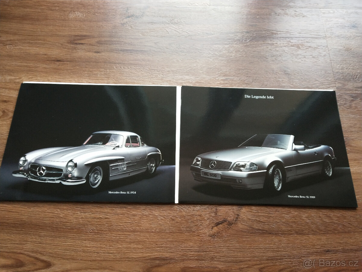 Prospekt Mercedes-Benz SL R129, 26+18 str, německy 1994 - 2