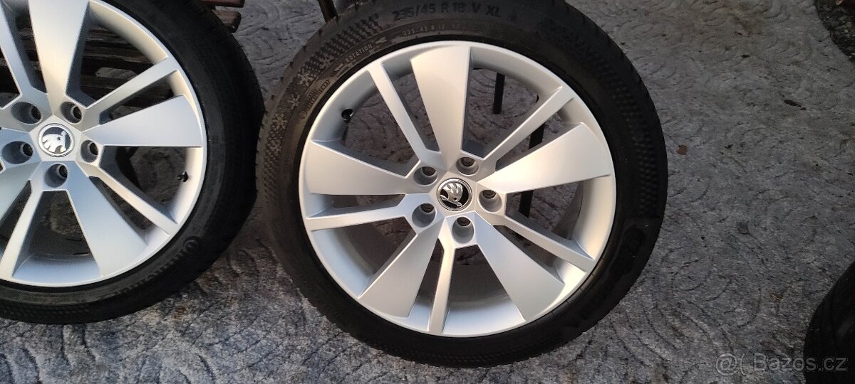 4ks ALU kol 18" ZENITH+zimní Continental - 2