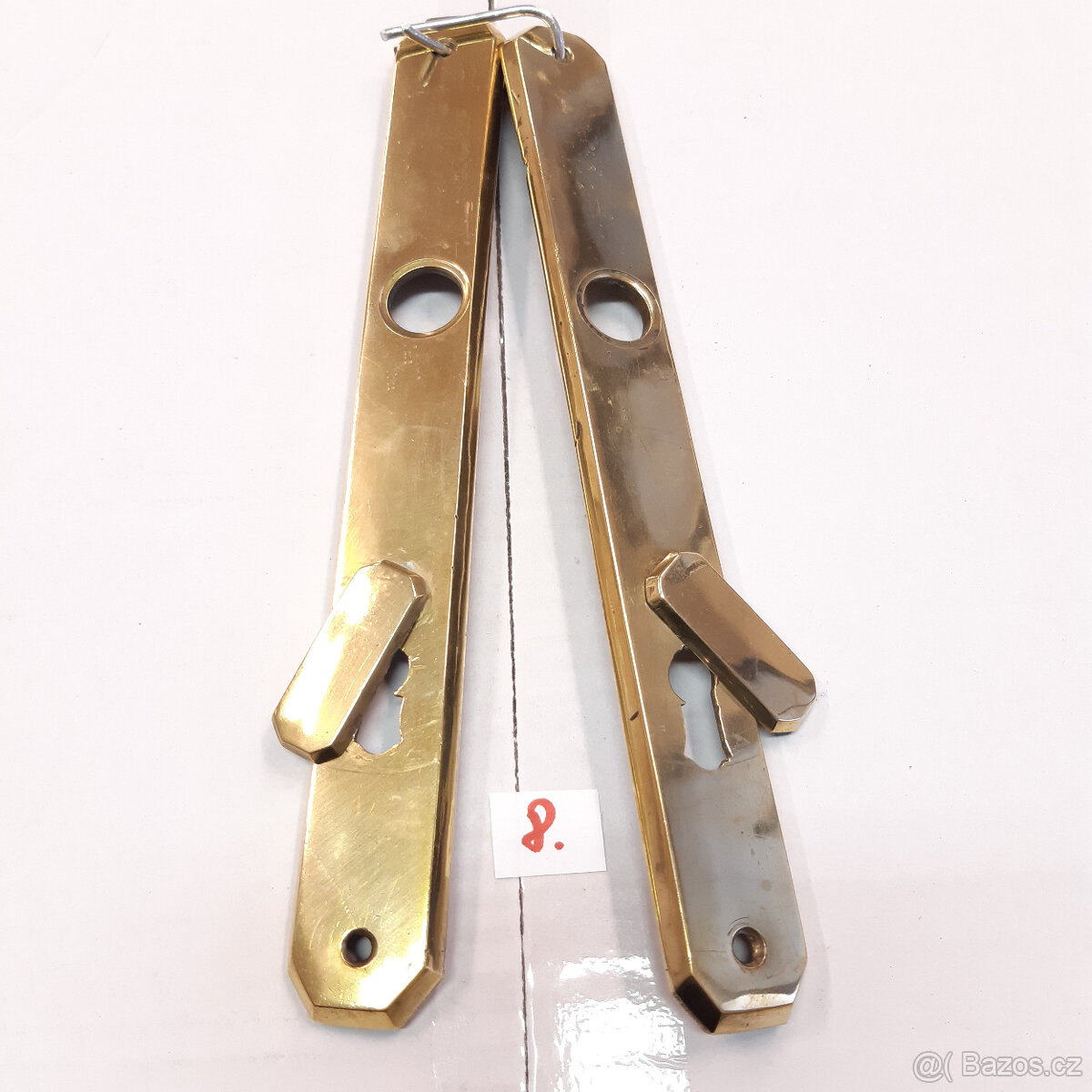 Mosazné štítky na dveře-č.8 - 2