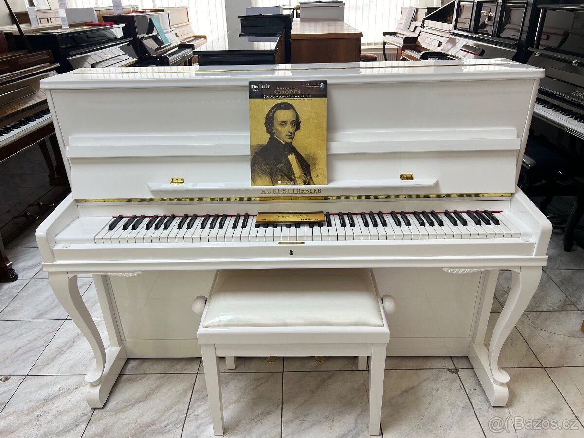 Německé pianino August Forster - Lobau po opravě, se zárukou - 2