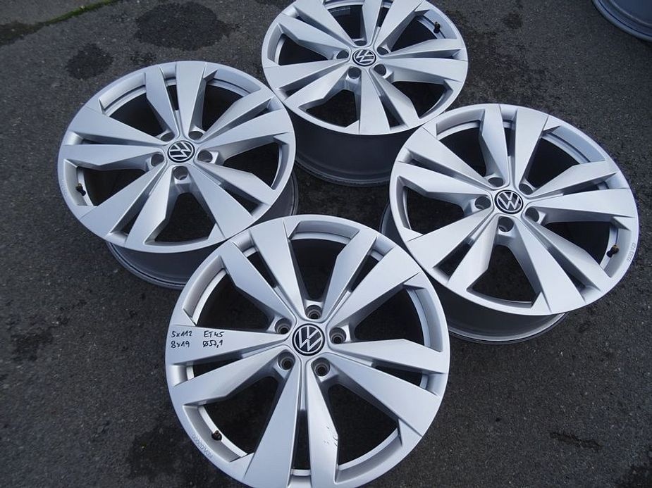 Alu disky origo Volkswagen, 19", 5x112, ET 45, šířka 8J - 2